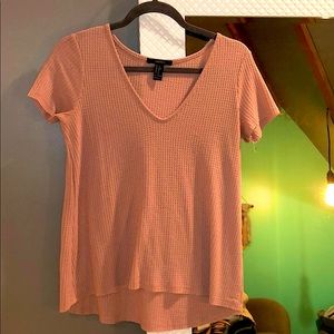 Soft waffle T- shirt.